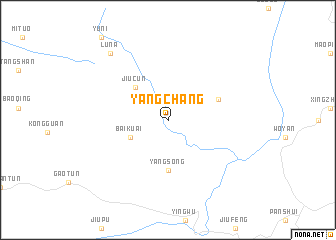 map of Yangchang