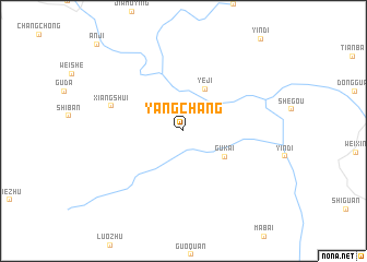 map of Yangchang