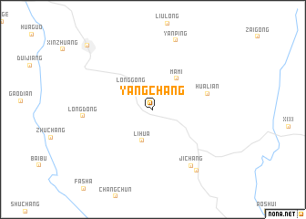 map of Yangchang