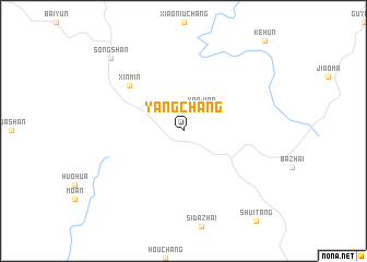 map of Yangchang