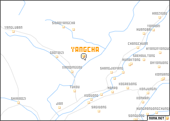 map of Yangcha