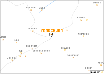 map of Yangchuan