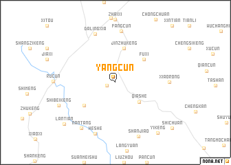 map of Yangcun