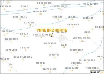 map of Yangdazhuang