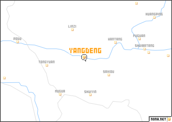 map of Yangdeng