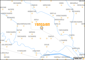 map of Yangdian