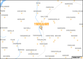 map of Yangdian