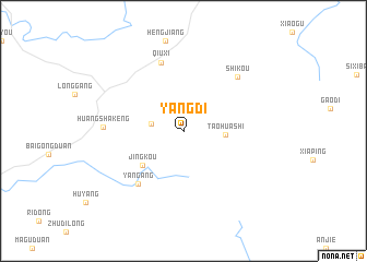 map of Yangdi