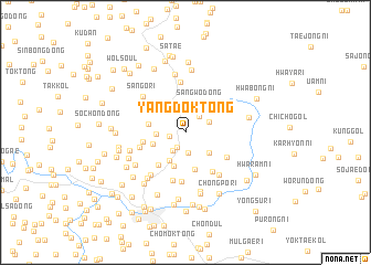 map of Yangdŏk-tong