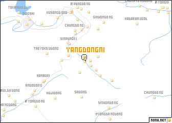 map of Yangdŏng-ni