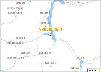 map of Yangdŏng-ni