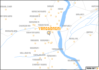 map of Yangdong-ni