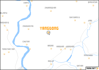 map of Yangdong