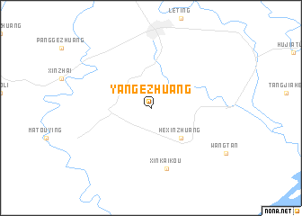 map of Yangezhuang