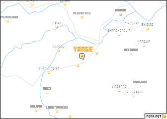 map of Yange