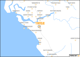 map of Yange