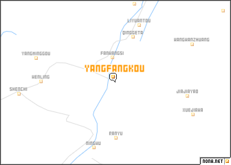 map of Yangfangkou