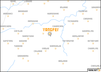 map of Yangfei