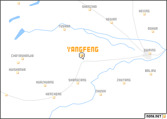 map of Yangfeng