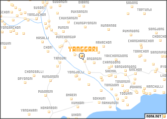 map of Yangga-ri