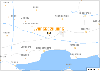 map of Yanggezhuang