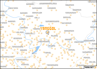 map of Yang-gol