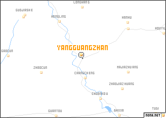 map of Yangguangzhan