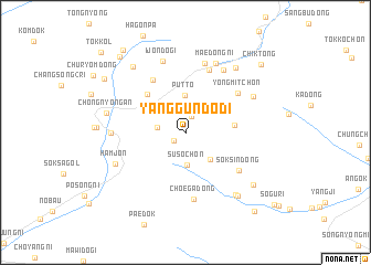 map of Yanggŭndŏdi