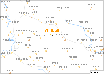 map of Yanggu