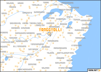 map of Yanggyŏl-li