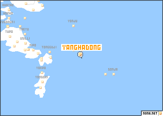 map of Yangha-dong