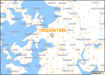 map of Yanghak-tong