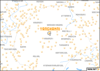 map of Yangham-ni