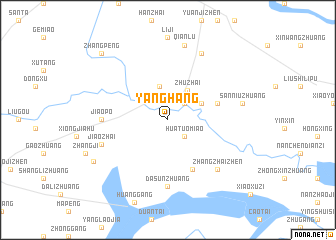 map of Yanghang