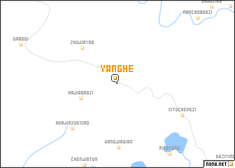 map of Yanghe