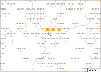 map of Yanghkam