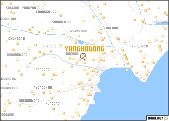 map of Yangho-dong