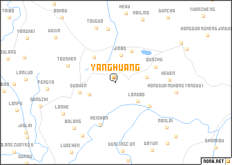 map of Yanghuang