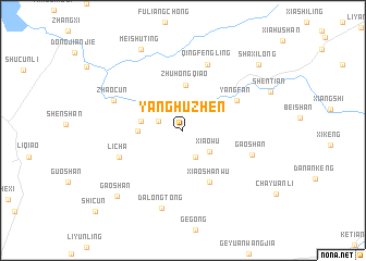 map of Yanghuzhen