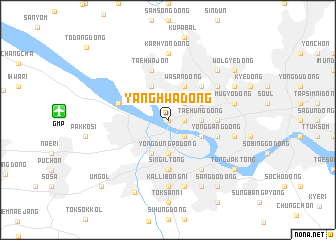 map of Yanghwa-dong