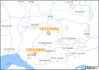 map of Yangiabad