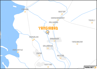 map of Yangiabad