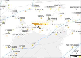 map of (( Yangi-Abad ))