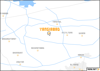 map of Yangiabad