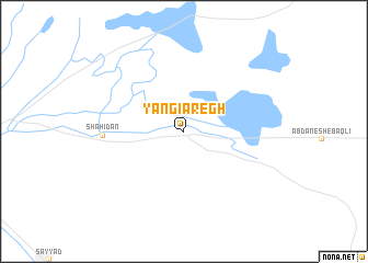 map of Yangī Aregh