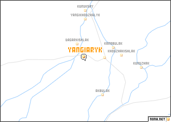 map of Yangi-Aryk