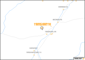 map of Yangiaryk