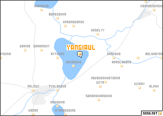 map of Yangi-Aul