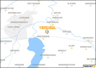 map of Yangi-Aul