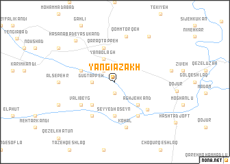 map of Yangī Azakh